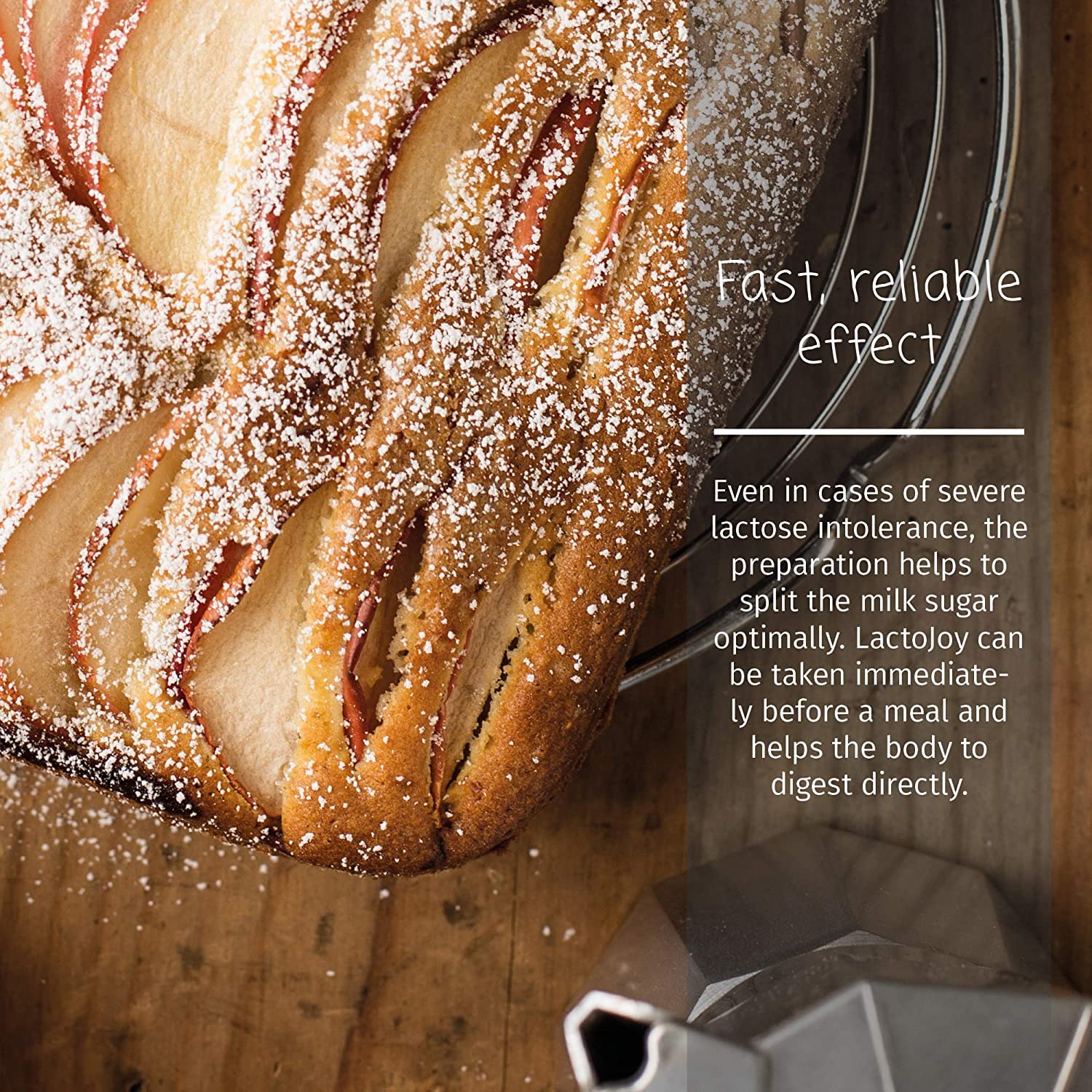 LactoJoy Lactase Pills 14,500 I 45 Pieces I Powerful Lactase Enzymes for Lactose Intolerance I Ultra Pure Lactase for Improved Digestion I No Silicon Dioxide, No Artificial Flavors, No Sucralose