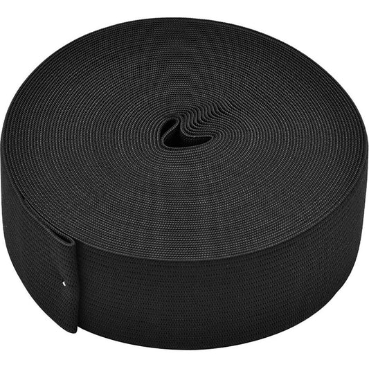 eBoot Elastic Spool(1.5 Inch x 11 Yard, Black)