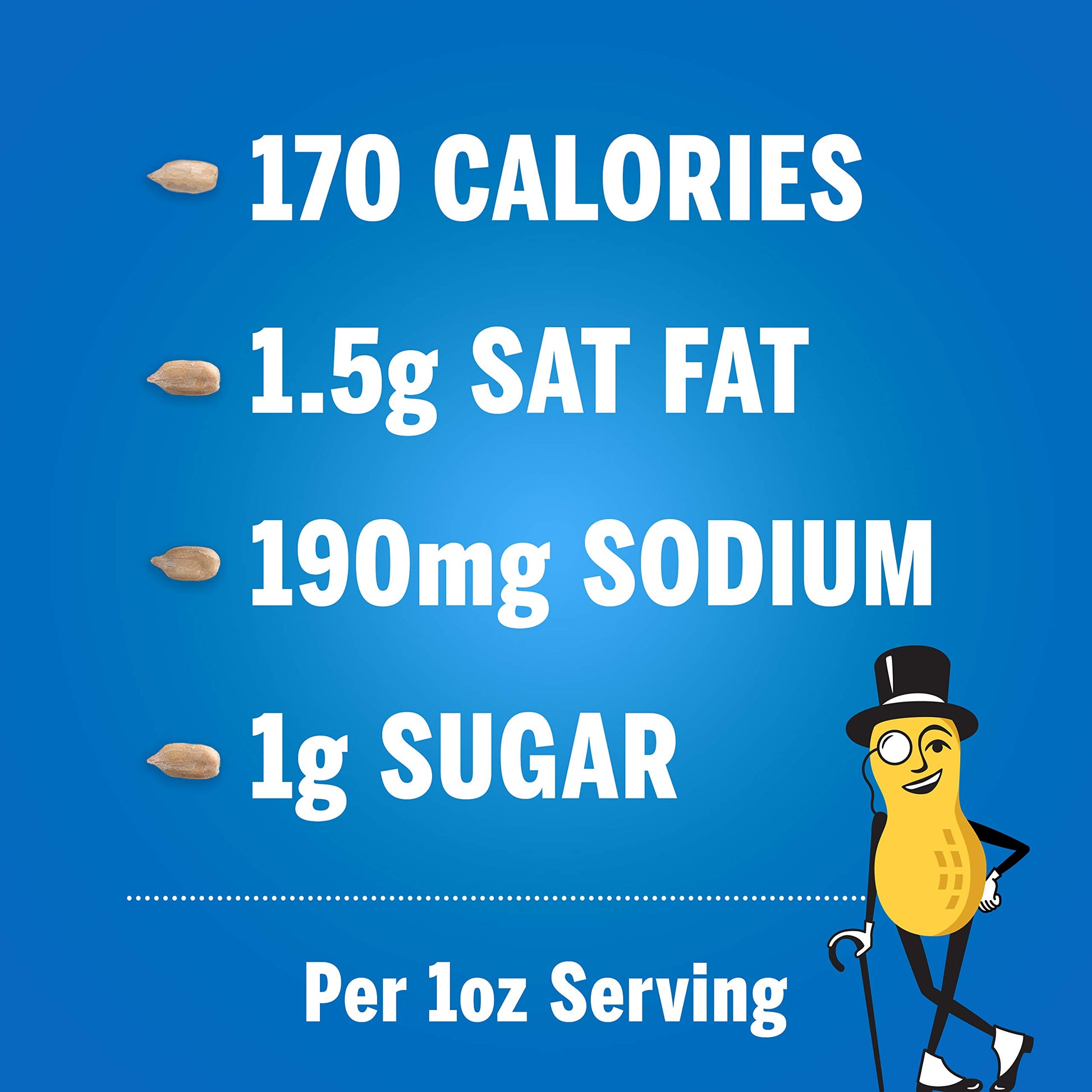 PLANTERS Pop & Pour Dry Roasted Sunflower Seeds to Eat, Road Trip Snack, Plant-Based Protein, Snacks for Adults, After School Snacks for Kids, Bulk Nuts, Kosher, 5.85oz Jar (4 Count)