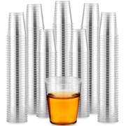 1000 Plastic Shot Glasses - 1.5 Oz Disposable Cups - 1.5 Ounce Shot Glasses - Ideal for Whiskey, Wine Tasting, Food Sampling and Sauce Dipping at Catered Events, Parties and Weddings (Clear)