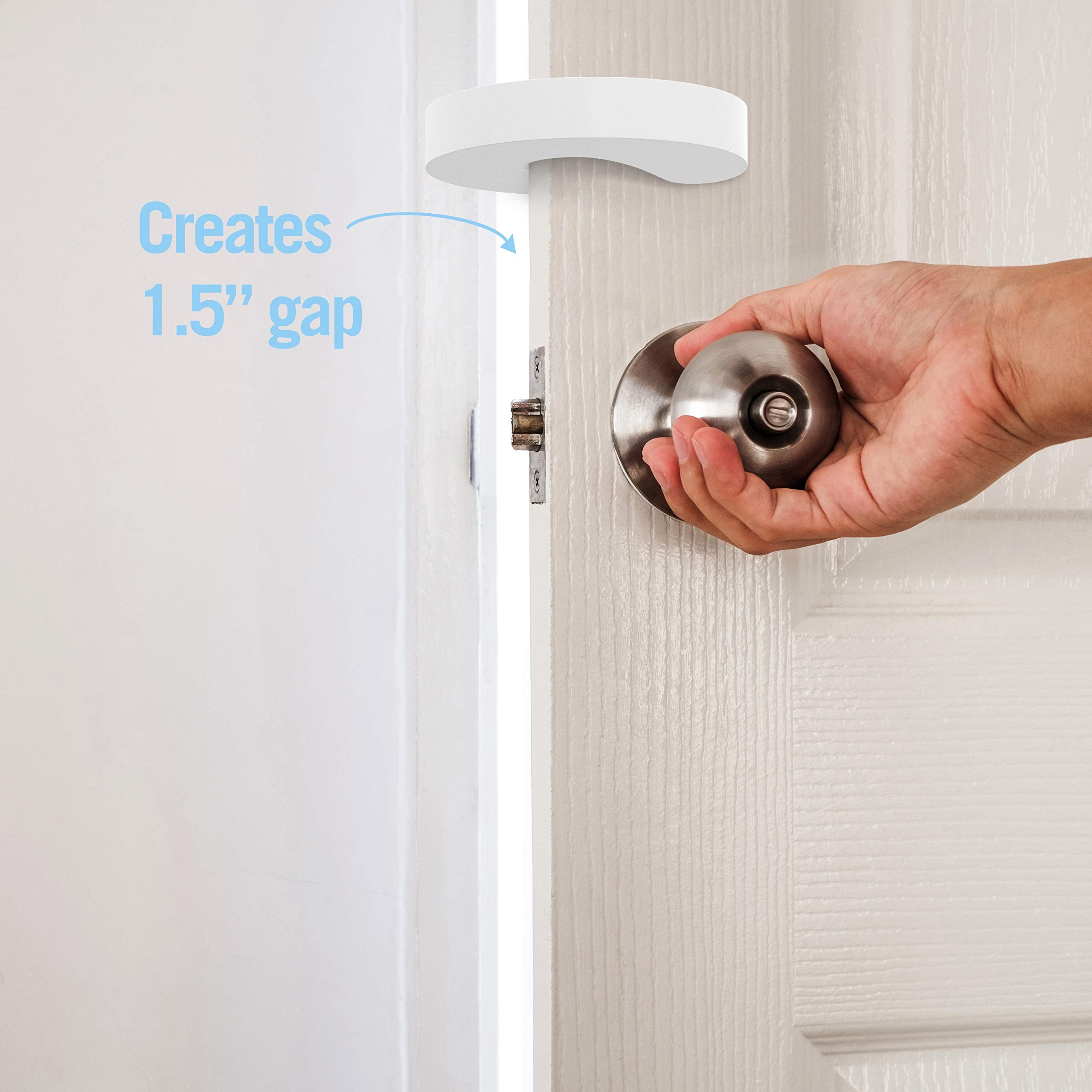 Door Pinch Guard and Door Slam Stopper 6pk. Use Safety Door Guard Made of Soft Foam to Keep Door Open. Serves As a Protector for Kids by Arcleer