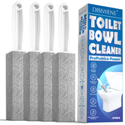 DISIWENE Pumice Cleaning Stone with Handle Toilet Bowl Cleaner Hard Water Ring Remover for Bath/Pool/Kitchen/Household Cleaning (4)