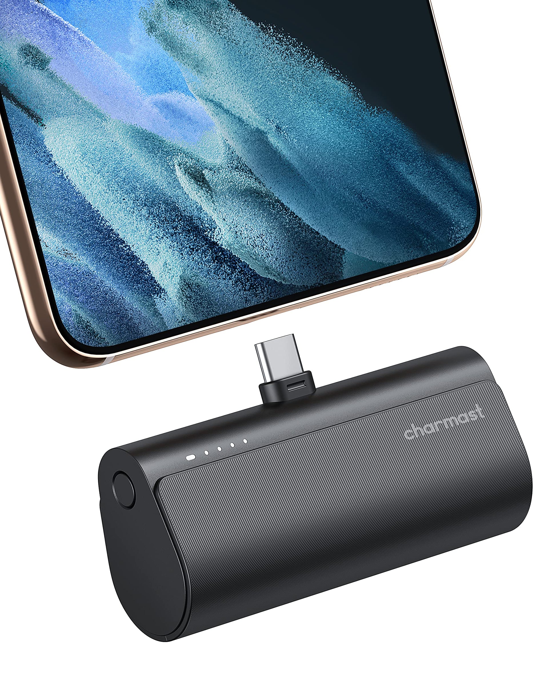 Charmast USB C Portable Charger Power Bank, Battery Pack 5000mAh, 20W PD 18W QC 3.0 Fast Charging Portable Phone Charger for iPhone 16/16 Pro/16 Pro Max/15, Samsung Galaxy S23, S22, Google Pixel