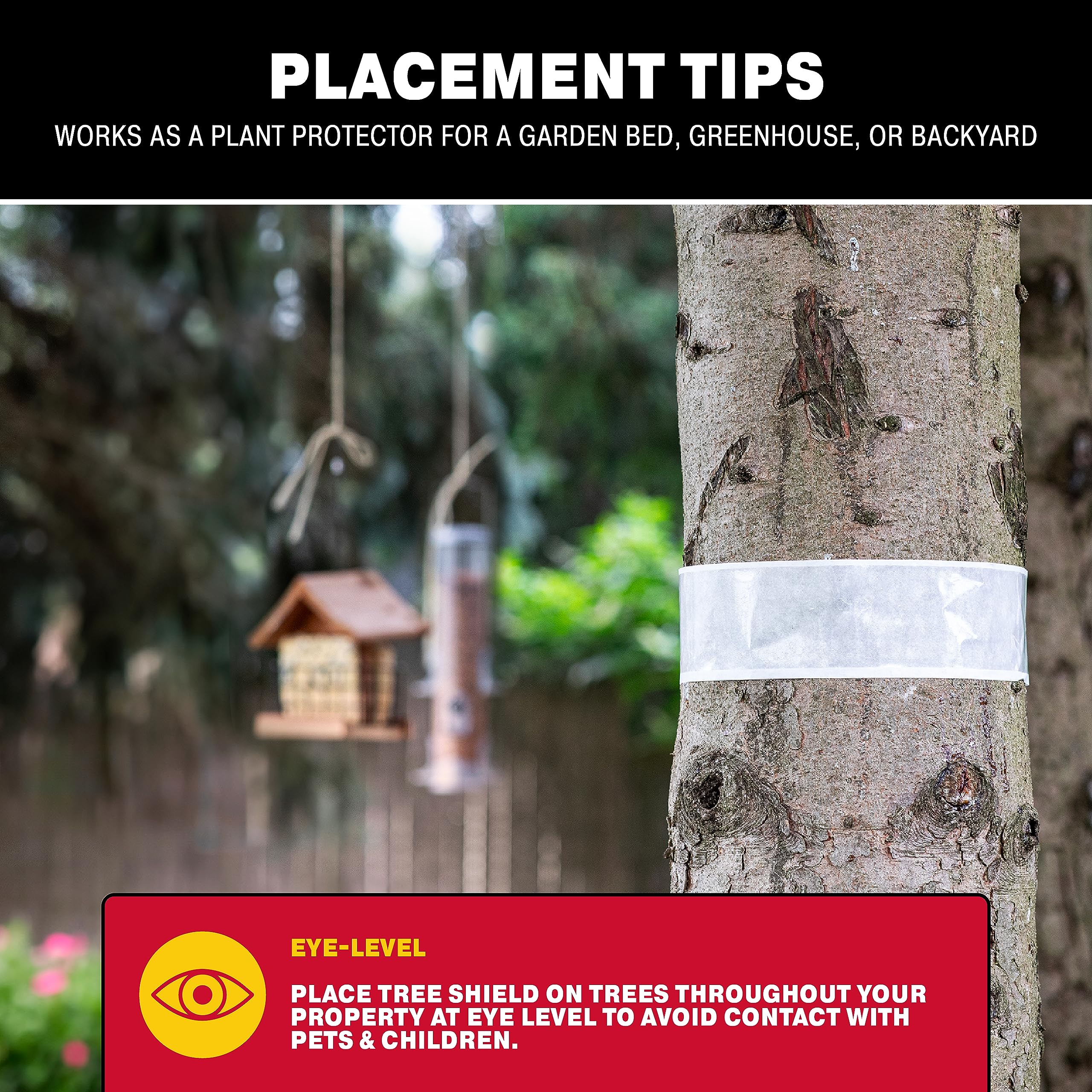 Catchmaster Tree Shield Lantern Fly & Ant Traps Insect Barrier, 4 Rolls 30ft Each, Outdoor Adhesive Crawling Insect Trap, Glue Traps to Protect Trees, Fruit & Plants, Pest Control Lawn & Garden