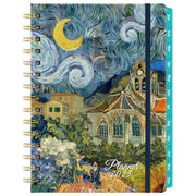 2025 Planner - Planner 2025, Jan. 2025 - Dec. 2025, 2025 Planner Weekly and Monthly with Tabs, 6.3" x 8.4", Hardcover with Back Pocket + Thick Paper + Twin-Wire Binding - Oil Painting