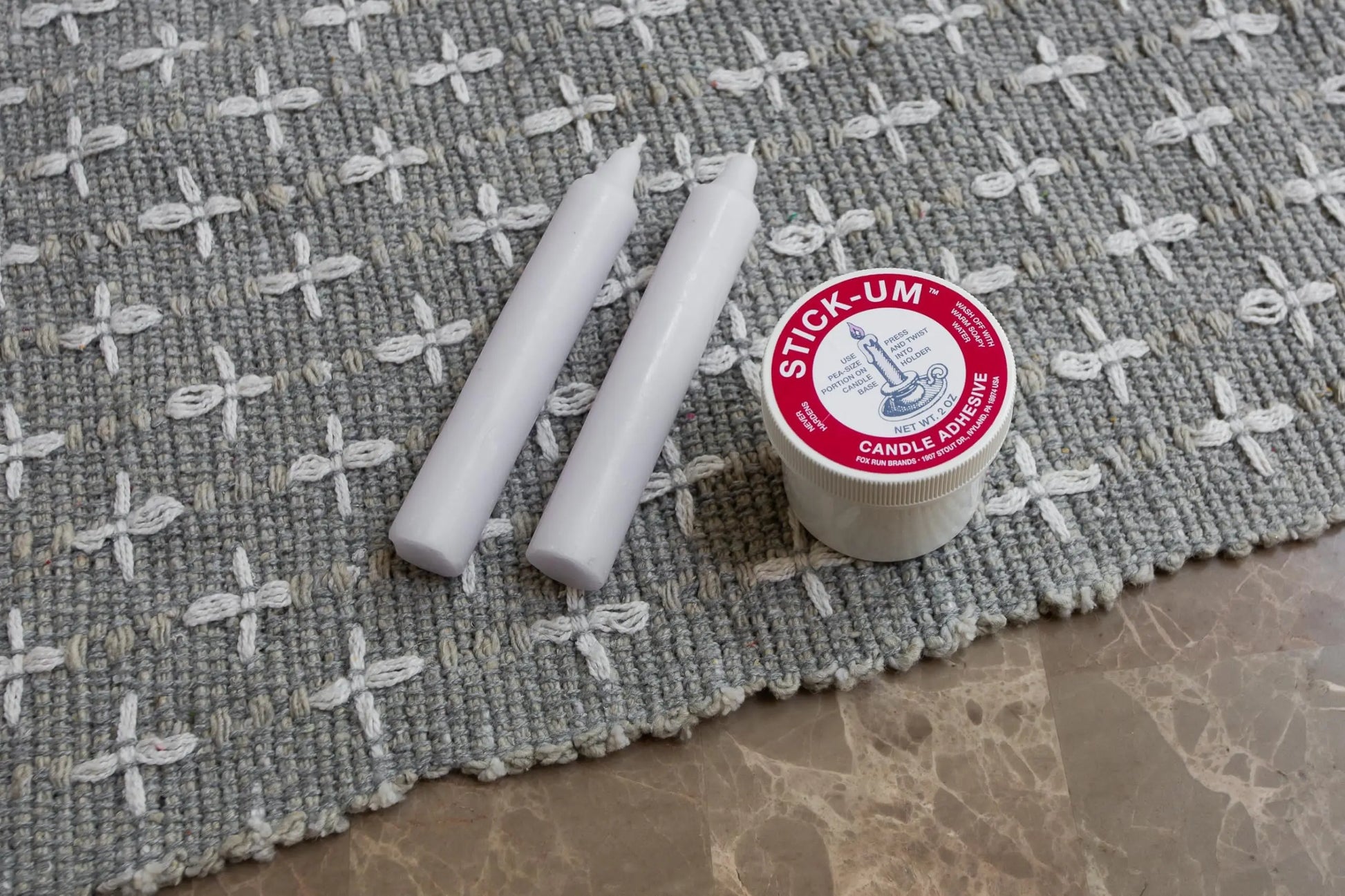 Fox Run Stick-Um Candle Adhesive, 2 Ounces