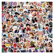 200Pcs Kids Anime Stickers Mixed Pack,Cartoon Characters Stickers Movie Decorative Sticker for Kids Teens Adults Waterproof Stickers for Water Bottle Laptop,