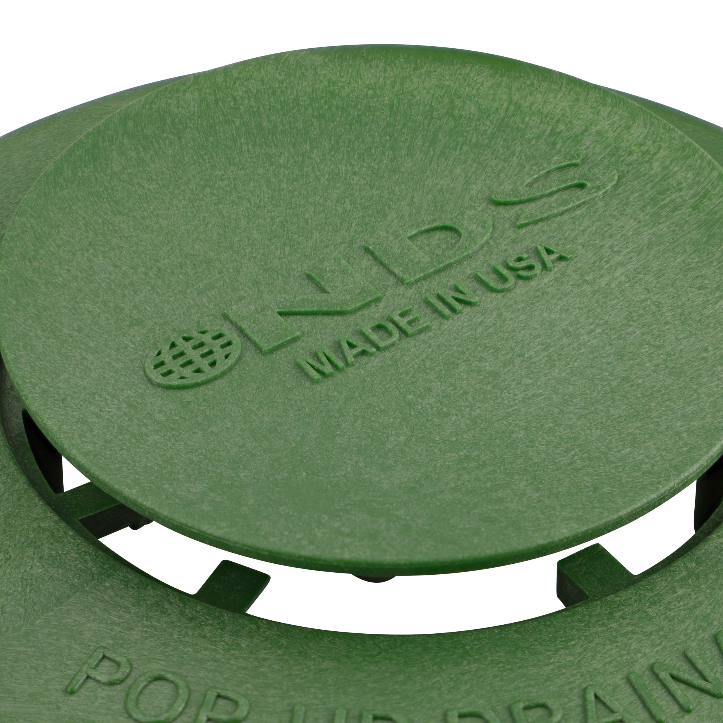 NDS 420C Pop-Up Drainage Emitter, fits 3-Inch and 4-Inch Sewer and Drain Fittings, Works with Drainage Systems Including Catch Basins and Channel Drains, Green