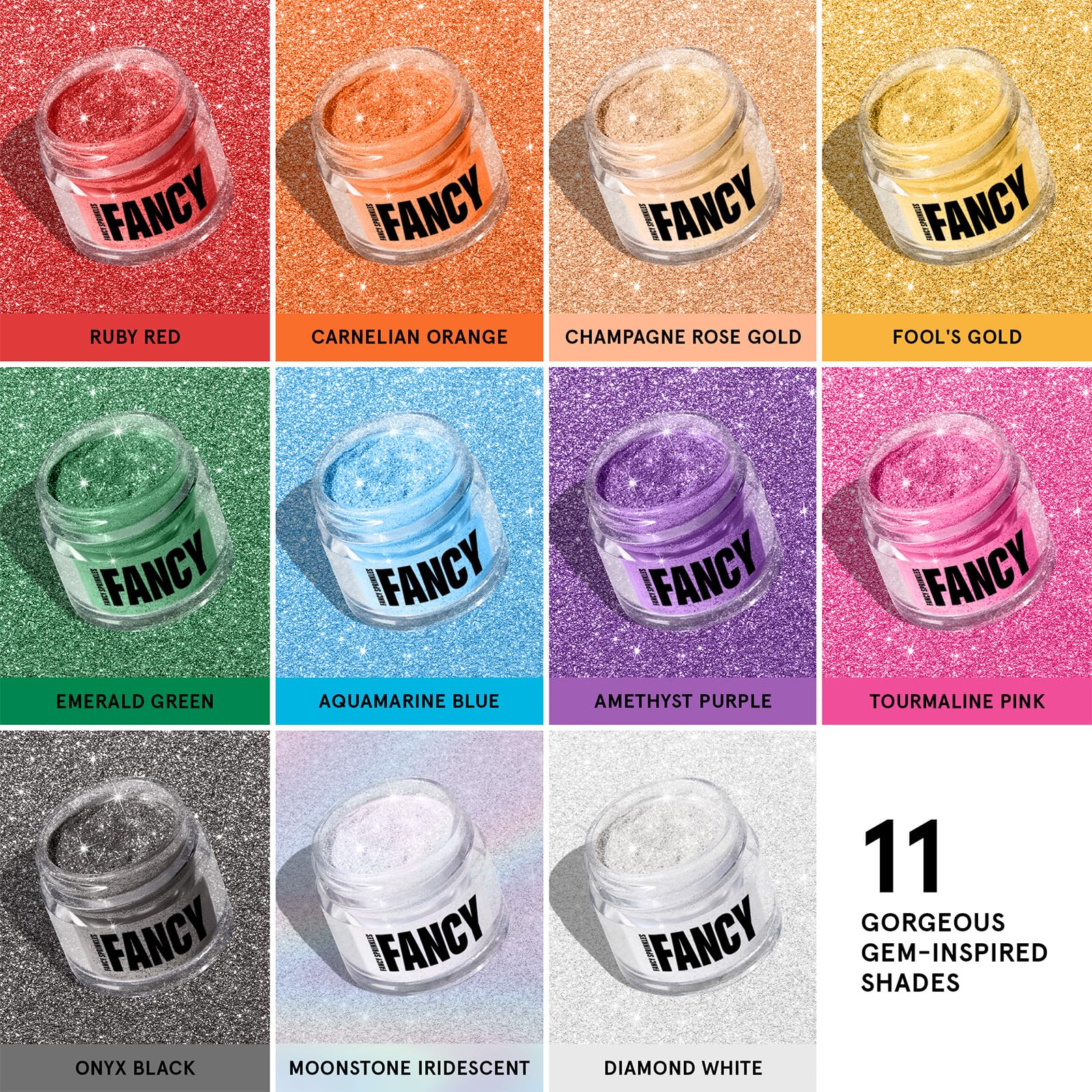 Fancy Sprinkles Moonstone Iridescent Premium Edible Glitter, 100% Edible Glitter for Sparkling Food & Drinks No Taste or Texture (4gm)