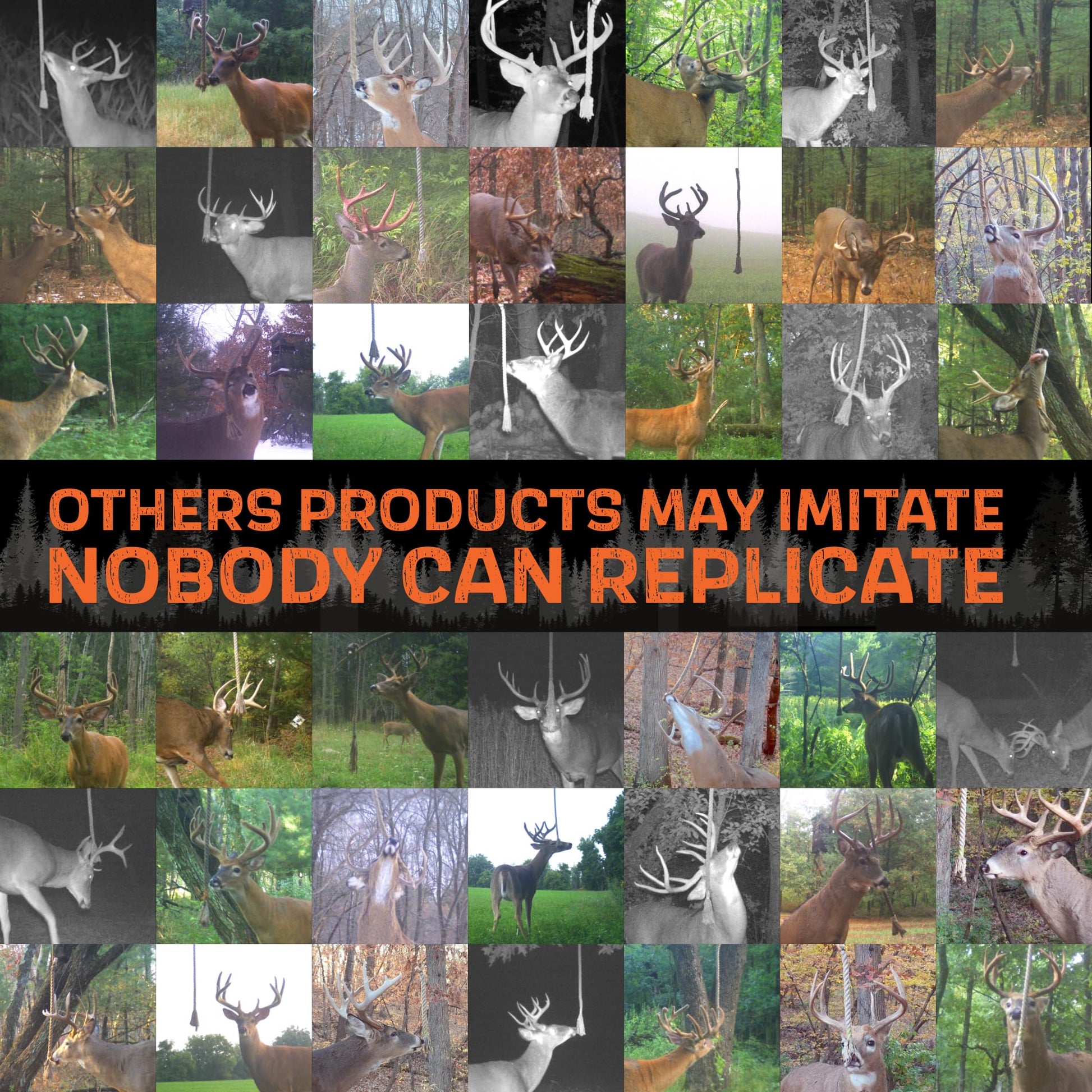 HODAG HempScent Rope for Deer Hunting – Effective Whitetail Attractant & Lure – Easy to Set Up Mock Scrape Kit with 4 oz AllSeason Scent - Buck or Doe Urine, Estrus Dripper Alternative (Single-Setup)