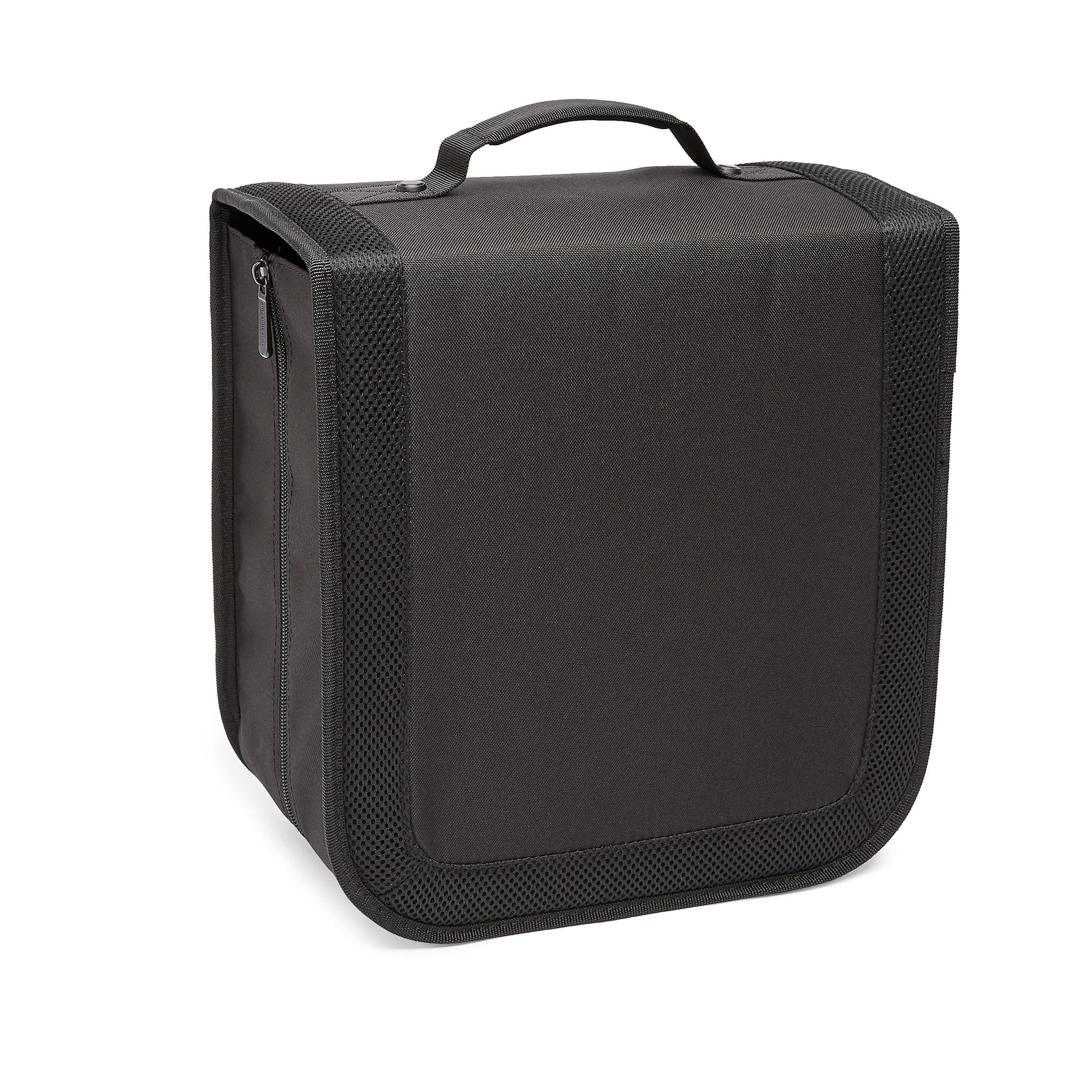Amazon Basics Polyester CD/DVD Portable Storage Binder, 400-capacity, Black