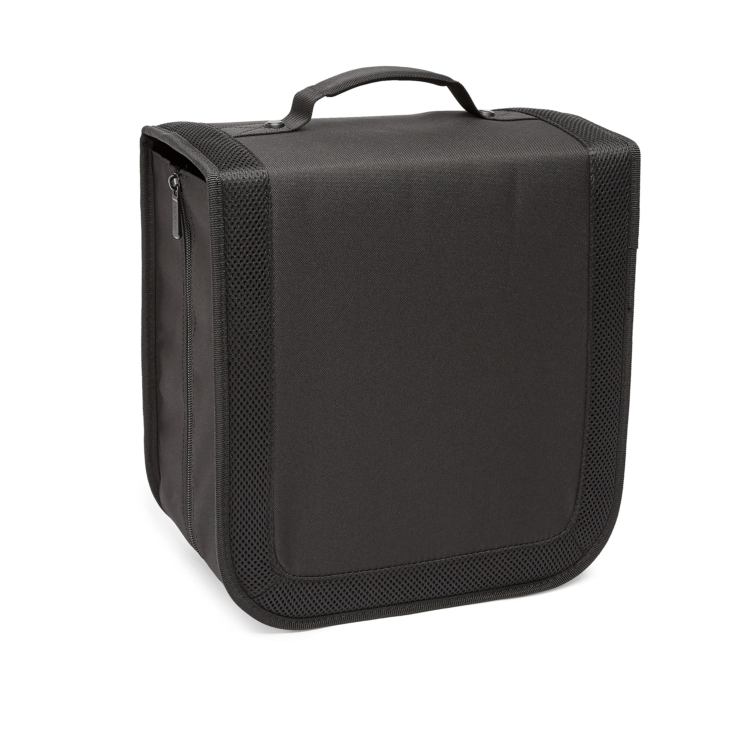 Amazon Basics Polyester CD/DVD Portable Storage Binder, 400-capacity, Black