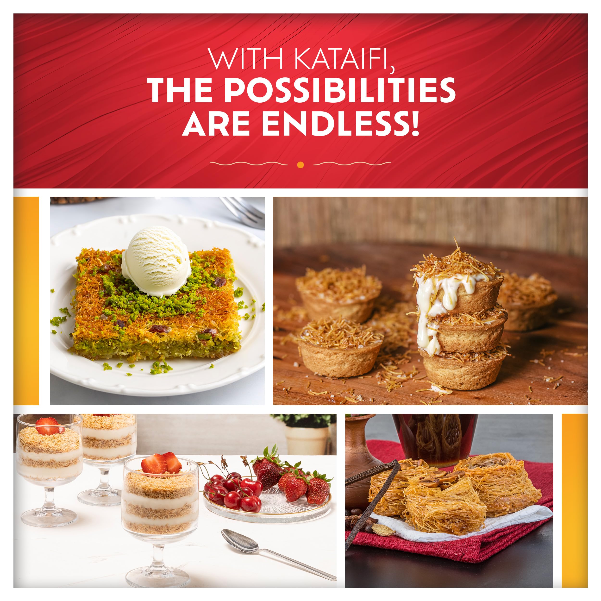 Eastanbul Dried & Chopped Kataifi Shredded Fillo Dough, Kurutulmus Kadayif Pastry Dough, Ingredient for The Viral Dubai Pistachio Chocolate Bar, Shredded Phyllo, Kunafa, Knafeh, Katifi, 170g (6oz)