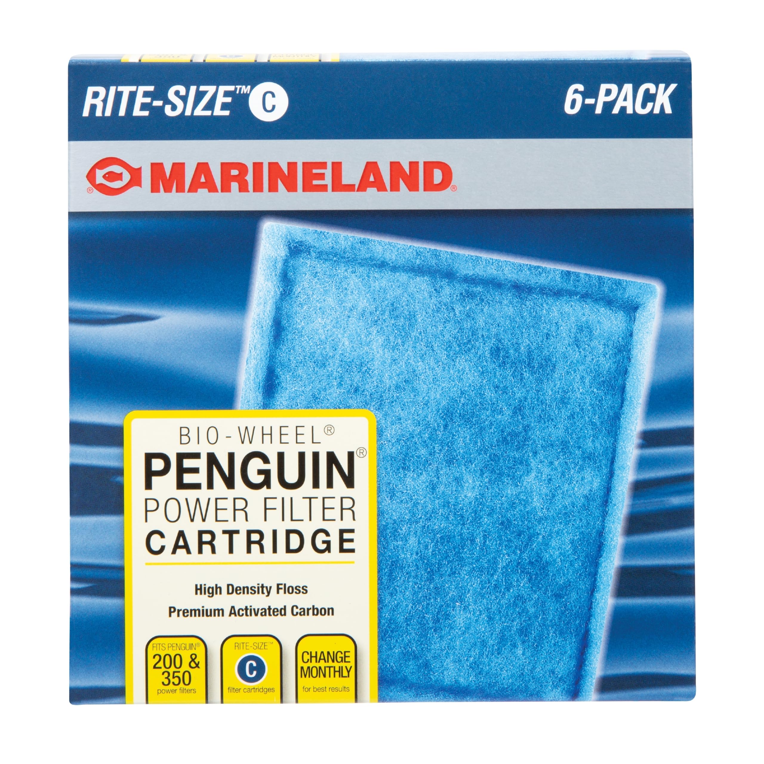 Marineland Rite-Size Cartridge C, 6-Pack