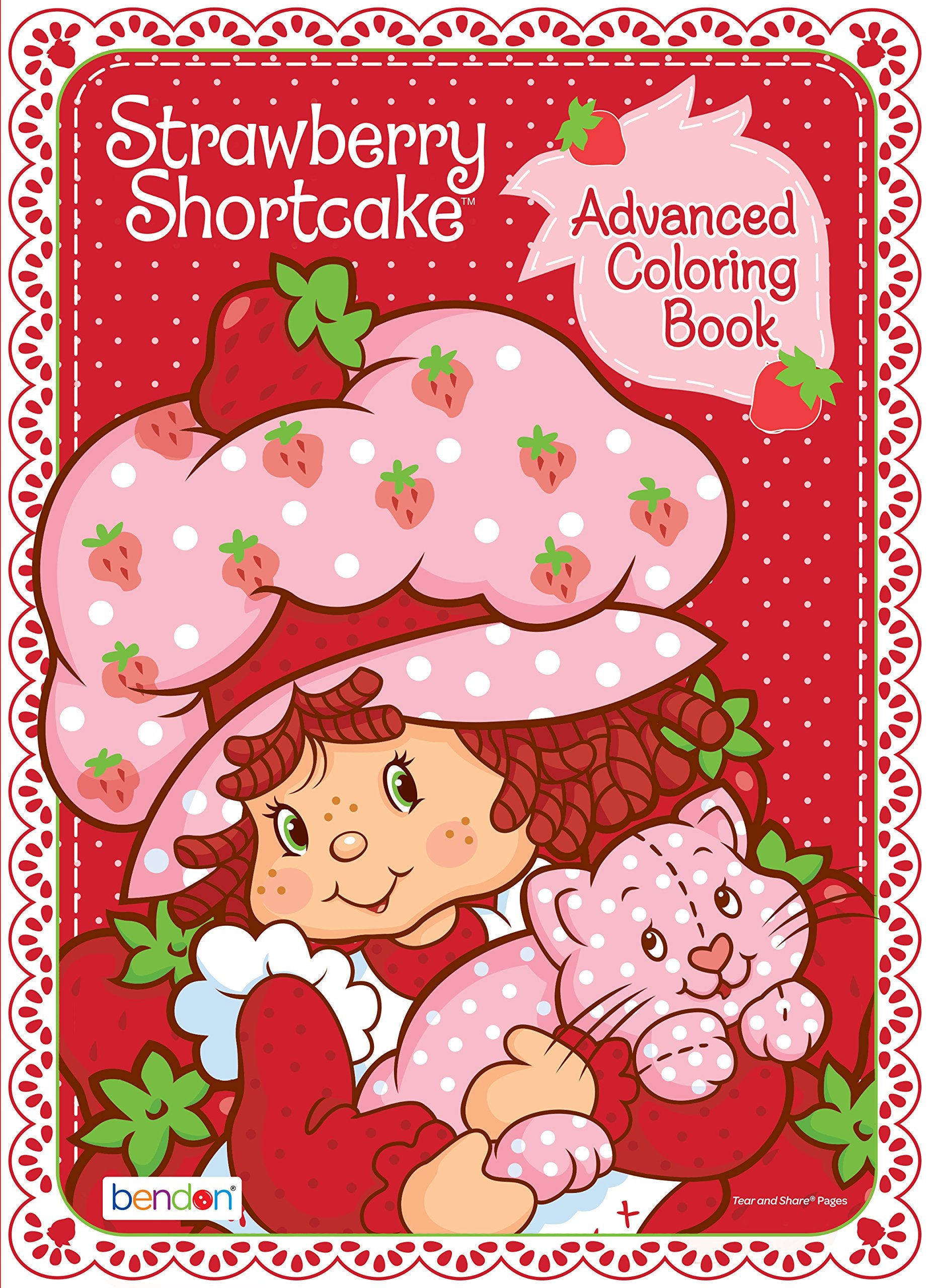 Bendon Strawberry Shortcake Retro 80-Page Advanced Coloring Book (42440)