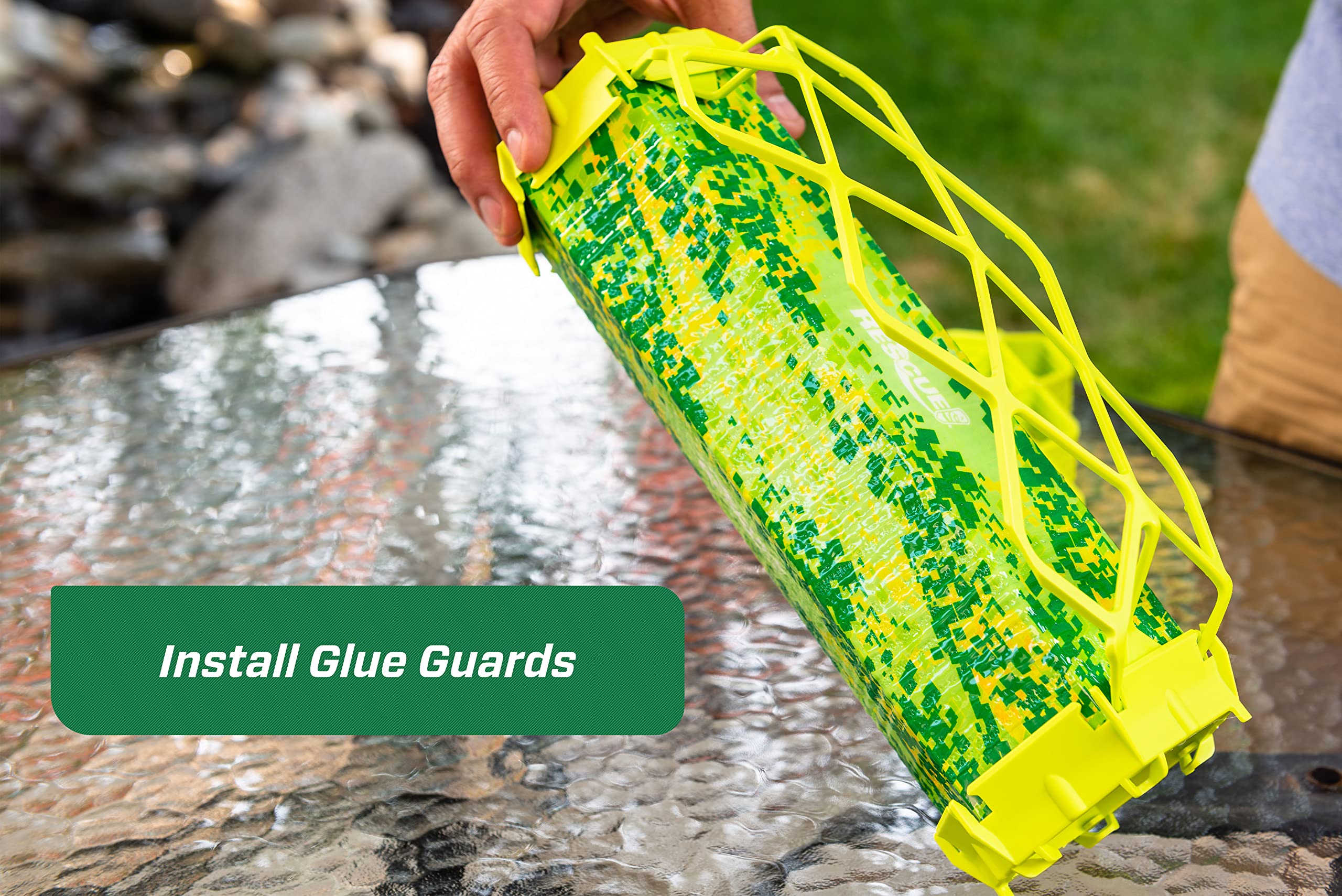 RESCUE! VisiLure® TrapStik for Wasps, Mud Daubers, Carpenter Bees – 2 Pack