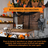 Halloween Creepy Cloth Black 80×400inch - Halloween Decorations Clearance - Creepy Spooky Halloween Decorations Outdoor Indoor