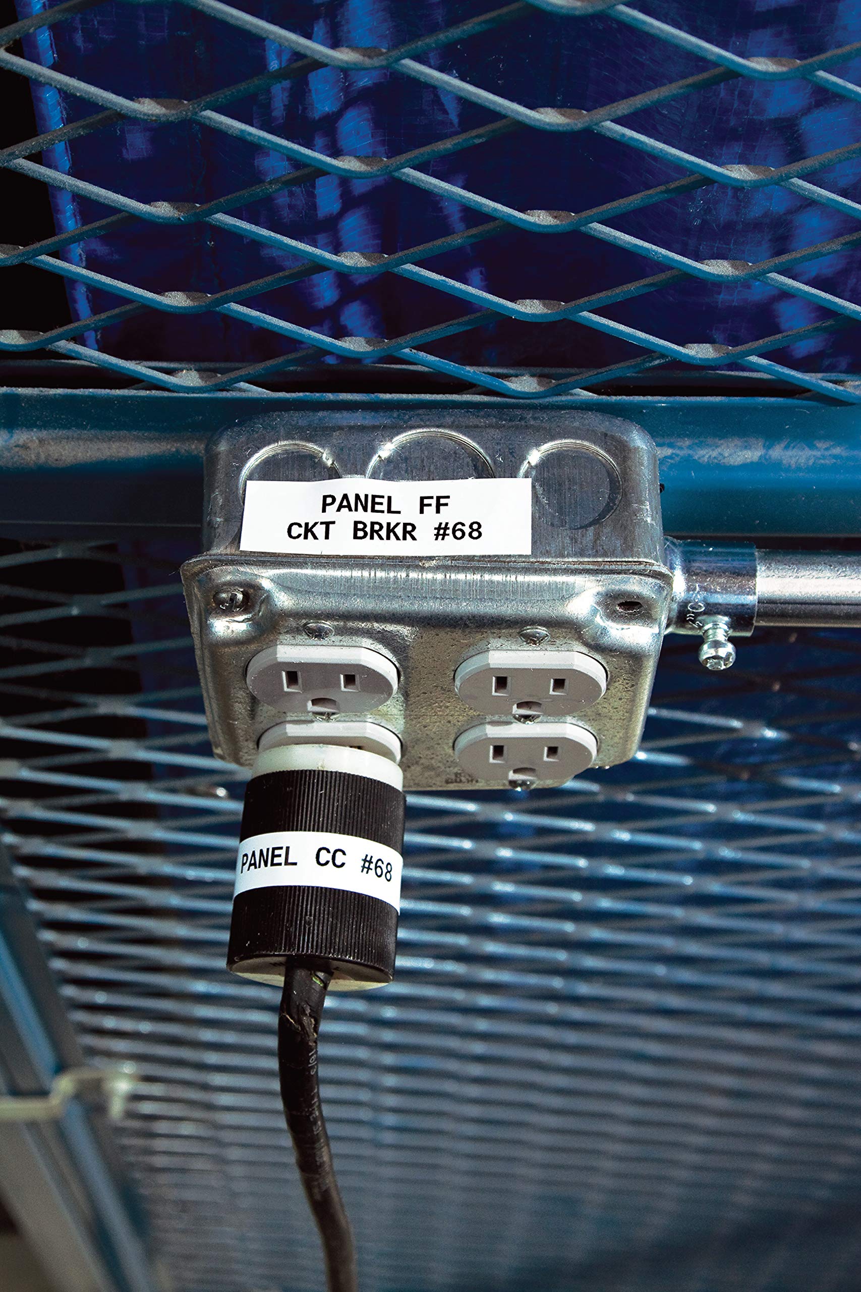 Brady Authentic (M21-500-595-WT) All-Weather Vinyl Label for Indoor/Outdoor ID, Lab and Equipment Labeling, Black on White- For M210, M210-LAB, M211, BMP21-PLUS and BMP21-LAB Printers, .5" W 21' L