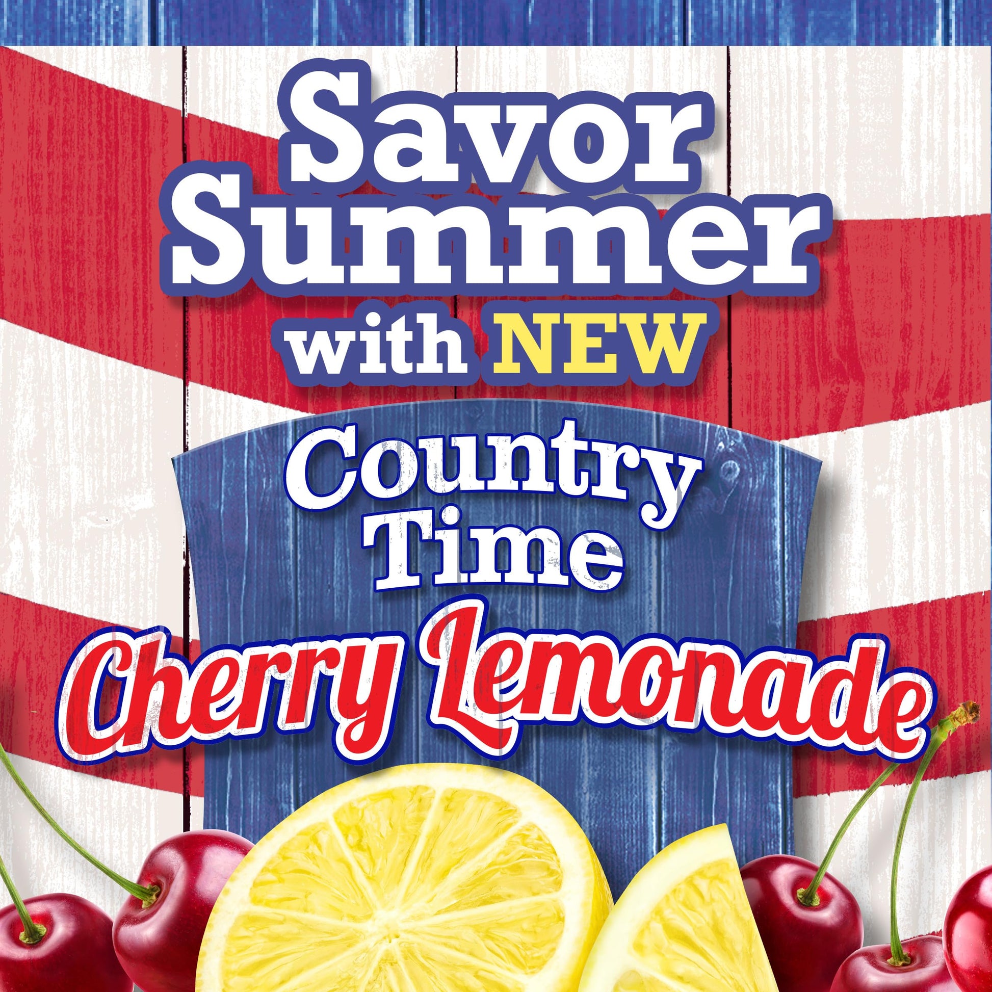 Country Time Cherry Lemonade flavored with other natural flavor Drink Mix, 18.3 oz Canister