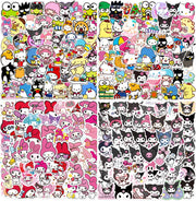 200-Piece Stickers Pack Cartoon Anime for Laptop Water Bottles Suitcase Skateboard Computer, Waterproof Reuseable Stickers for Kids Teens Boys Girls 564