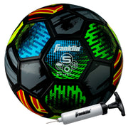 Franklin Sports Mystic - Official Size 5 - Soft Cover - Official Size and Weight Soccer Ball - Air Pump Included