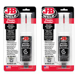 J-B Weld 50139 Plastic Bonder Body Panel Adhesive and Gap Filler Syringe - Black - 25 ml