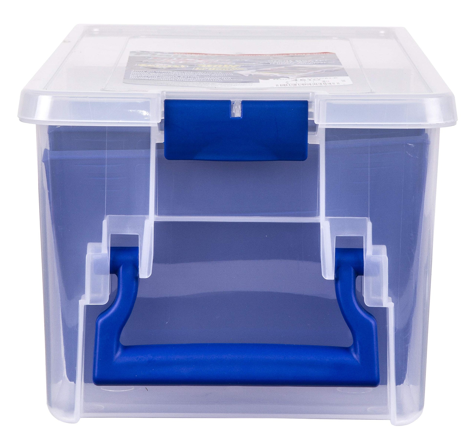 Flambeau Outdoors 4510 Clear Fishing Organizer - Super Half Satchel Soft Fishing Lure Storagees, Bait Organizer, Tuff Tainer with Zerust Anti-Rust Dividers