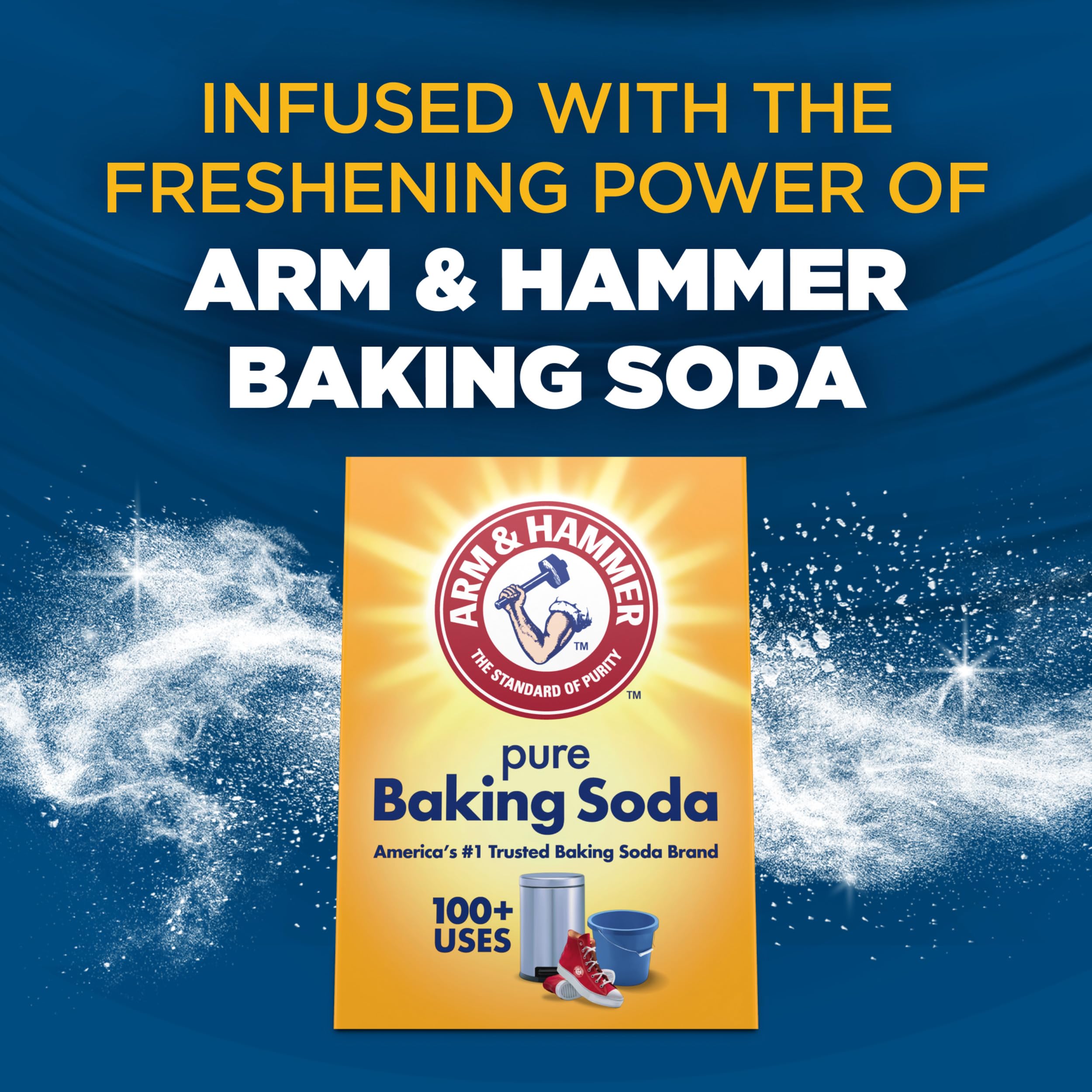 ARM & HAMMER Clean Scentsations In-Wash Scent Booster, Laundry Scent Booster Purifying Waters scent, 45 Oz
