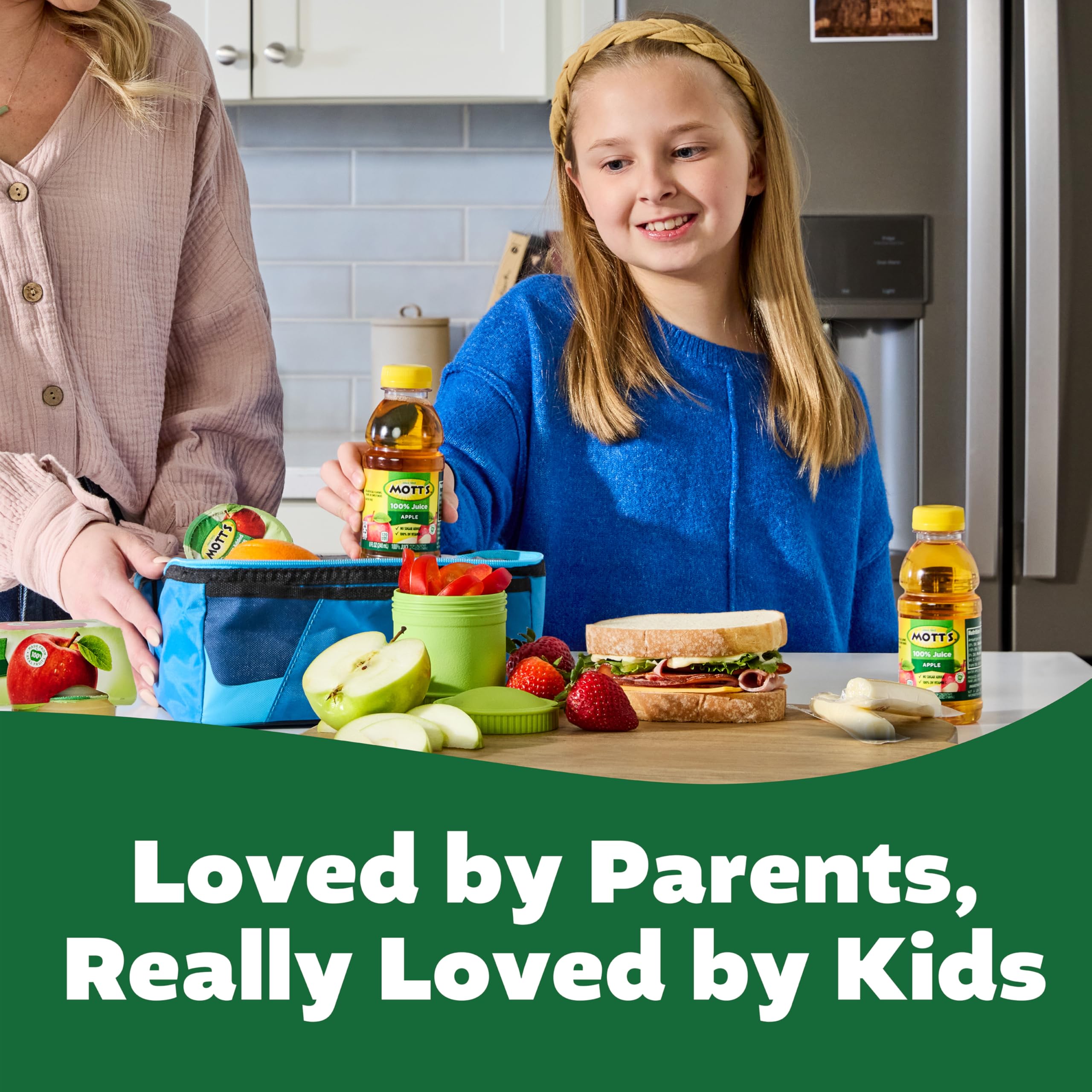 Mott's 100% Original Apple Juice, 6.75 Fl Oz Boxes, 32 Count (4 Packs Of 8), 2 Servings Of Fruit, 100% Fruit Juice, Gluten-free, Caffeine-free, Kosher, Contains No Artificial Colors Or Sweeteners
