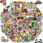 300pcs VSCO Stickers for Water Bottle, Cool Laptop Stickers for Kids Teens, Trendy Graffiti Cute Vinyl Aesthetic Waterproof Stickers Pack for Skateboard Luggage, Colorful Funny Stickers