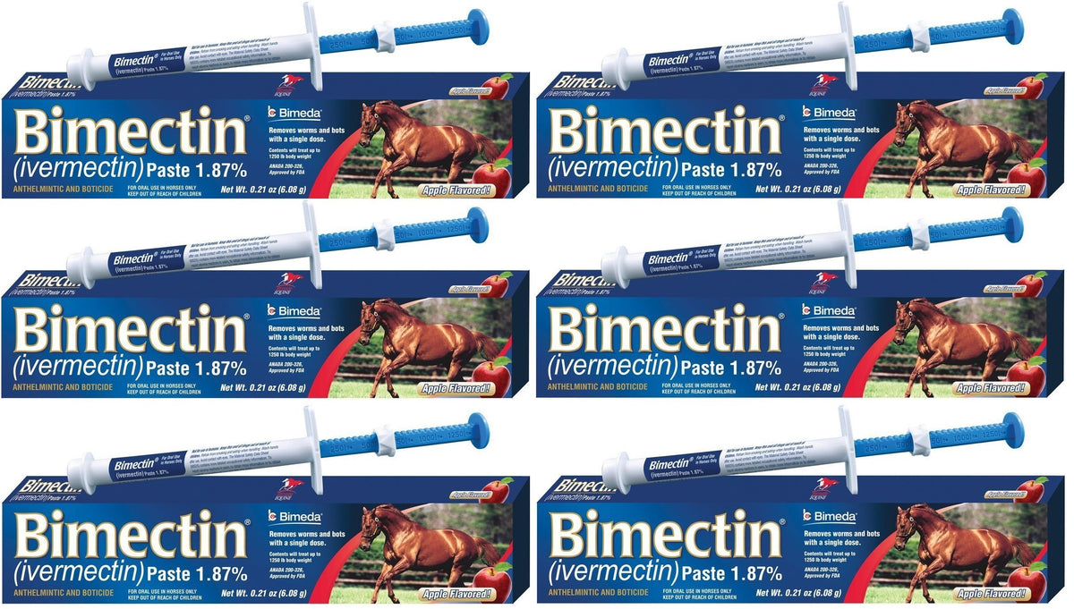 Ivermectin Paste Horse Wormer (1.87 Ivermectin) - 6 DOSES, Model: , Home & Outdoor StoreQ