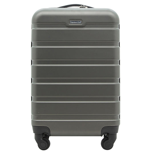 Travelers Club Harper Luggage, Charcoal, 22-Inch Carry-On