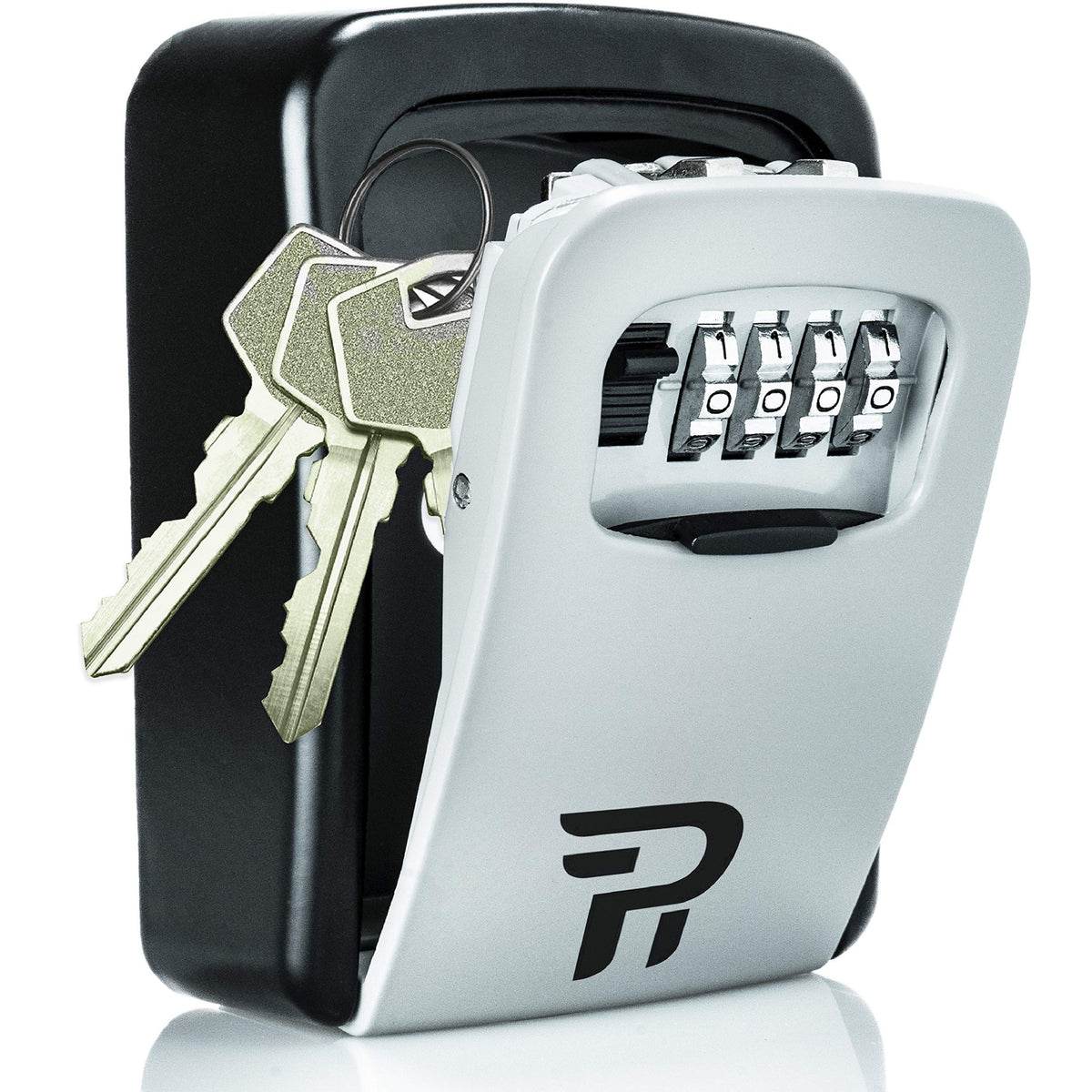 Key Lock Box with Code for Outside - Wall Mount Lockbox for Keys Outdoor - Combination Lock Box to Hide a Key Outside - Key Cabinets