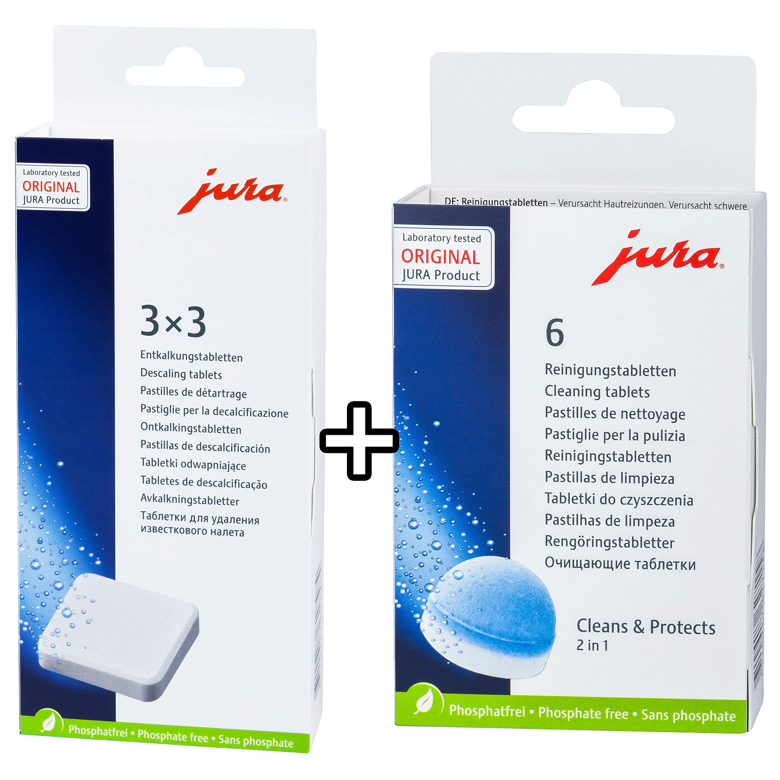 Jura Capresso Cleaning Tablet 6-pk and Capresso 66281 9-Pack Decalciying Tablets or Automatic Coee Centers