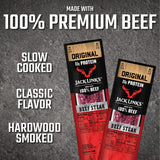 Jack Links Premium Cuts Beef Steak, Original, Strips -Great Protein Snack with 11g of Protein and 1g of Carbs Per Serving, Perfect Hunting Trip Snacks, Made with 100% Beef, 1 Ounce (Pack of 12)