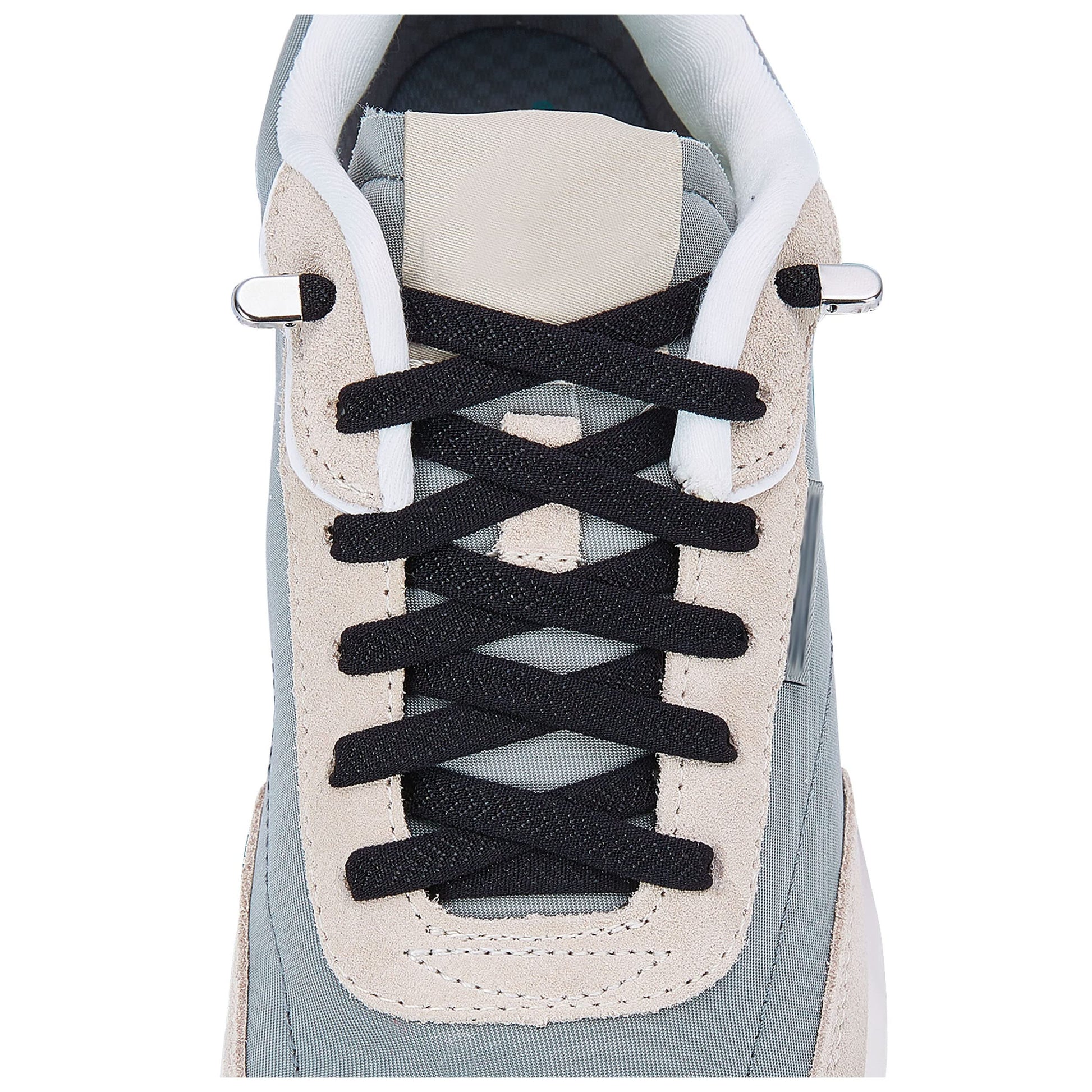 Hstgaga Elastic Shoe Laces for Kids and Adults, Tieless/No Tie Shoelaces for Sneakers, White