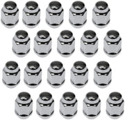 Dorman 711-265 Wheel Nut Chrome Acorn Bulge Seat 1/2-20 Compatible with Select Models, 20 Pack