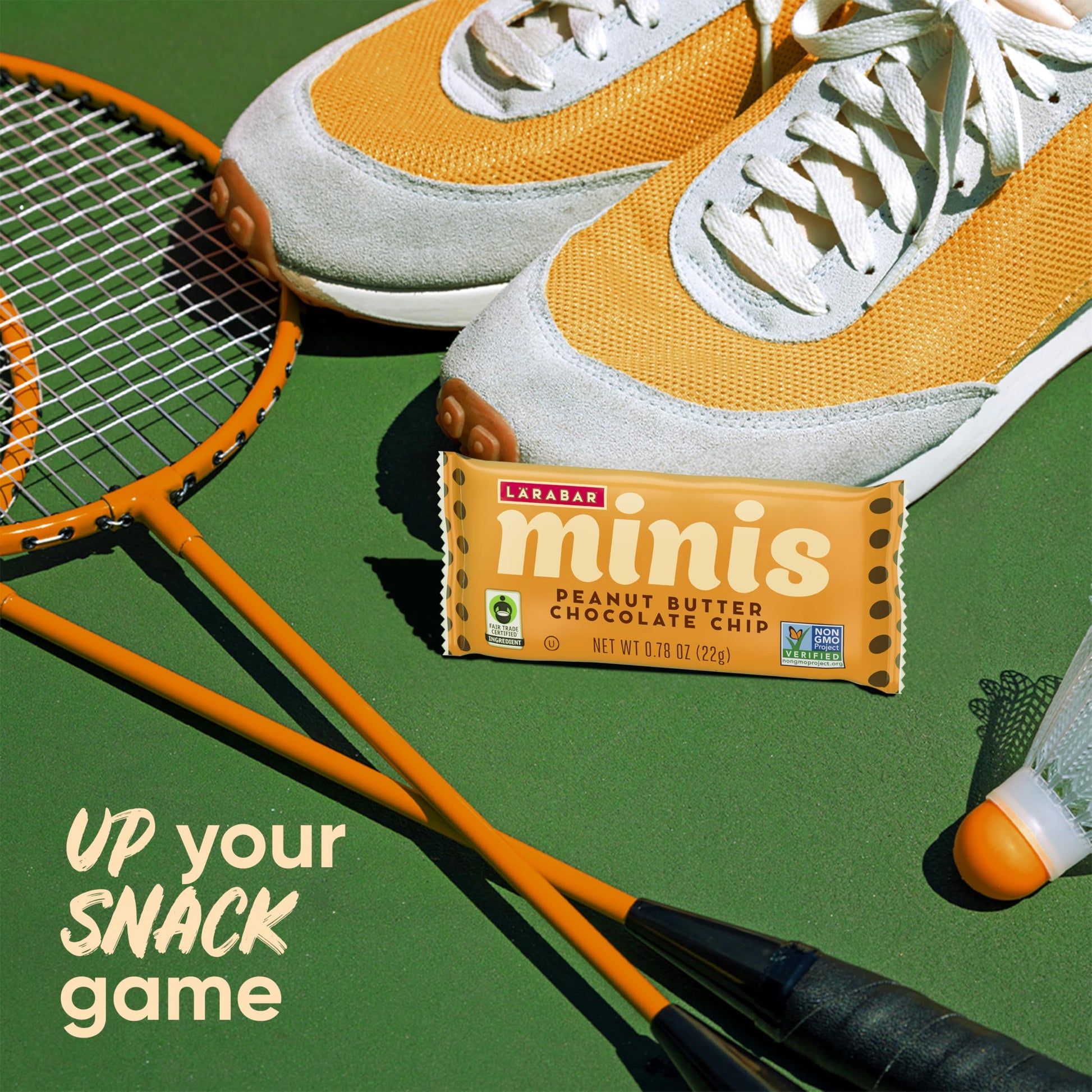 Larabar Peanut Butter Chocolate Chip Mini Bars, Gluten Free Vegan, 20 ct