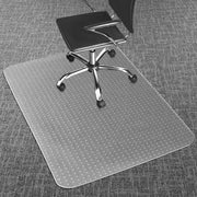 LeapYouth Office Chair Mat for Carpets, Clear Desk Floor Mat for Low, Flat and No Pile Carpeted Floors, Thick and Sturdy Carpet Protector for Desk Chair (48'' X 36'' Rectangle)