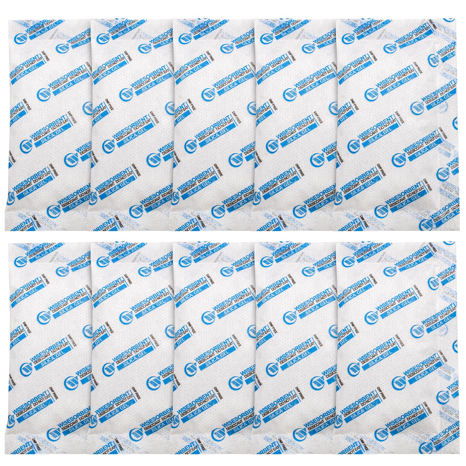 Wisesorb Silica Gel Packets, 20 Gram 15 Packs Dessicant Packets for Storage, Pure and Safe Silica Gel Desiccant Packs, Humidity Packs