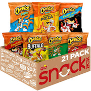 Cheetos Cheese Flavored Snacks Variety Pack of Chips (Pack of 21)