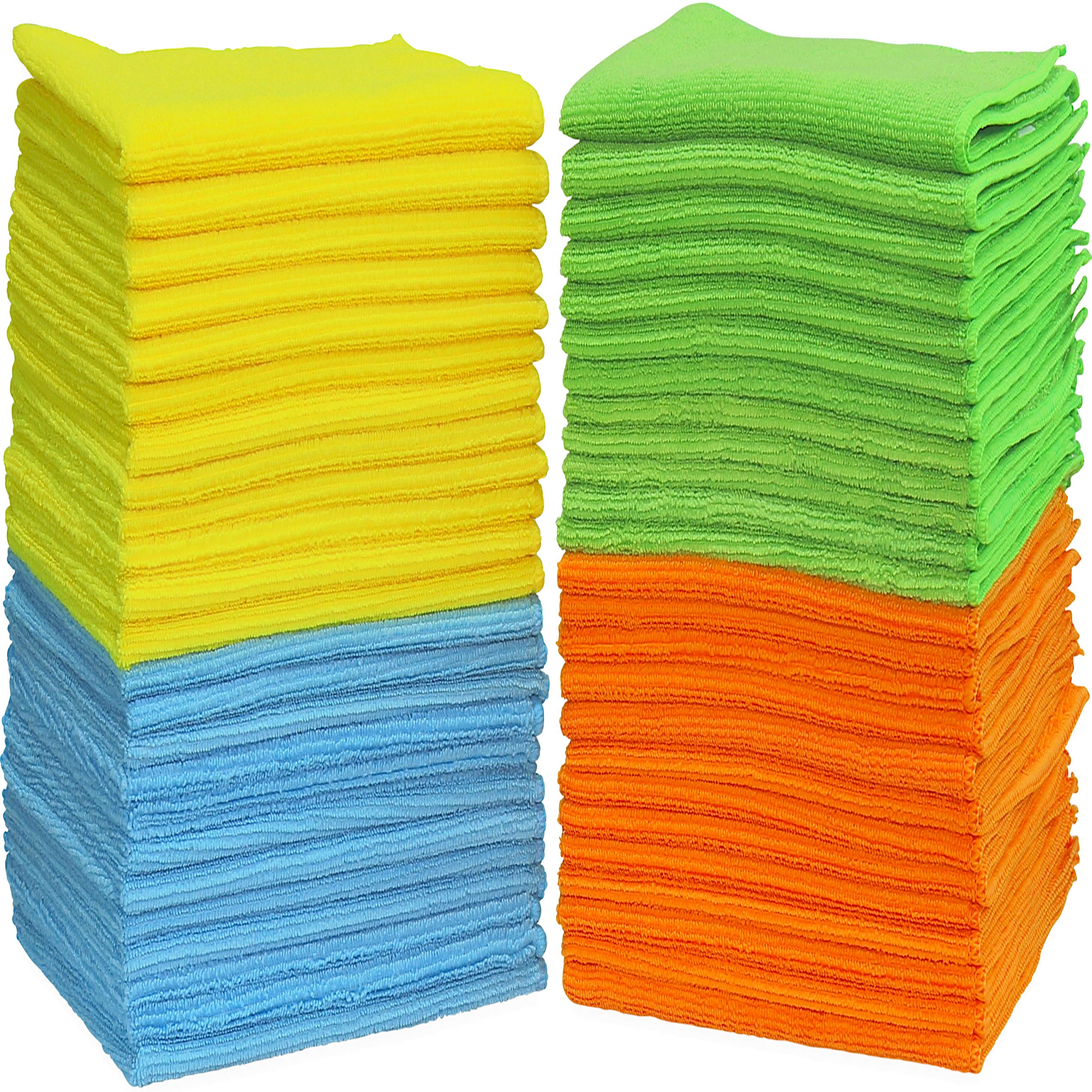 Simple Houseware Microfiber Cleaning Cloth (12" x 16") - 50 Pack