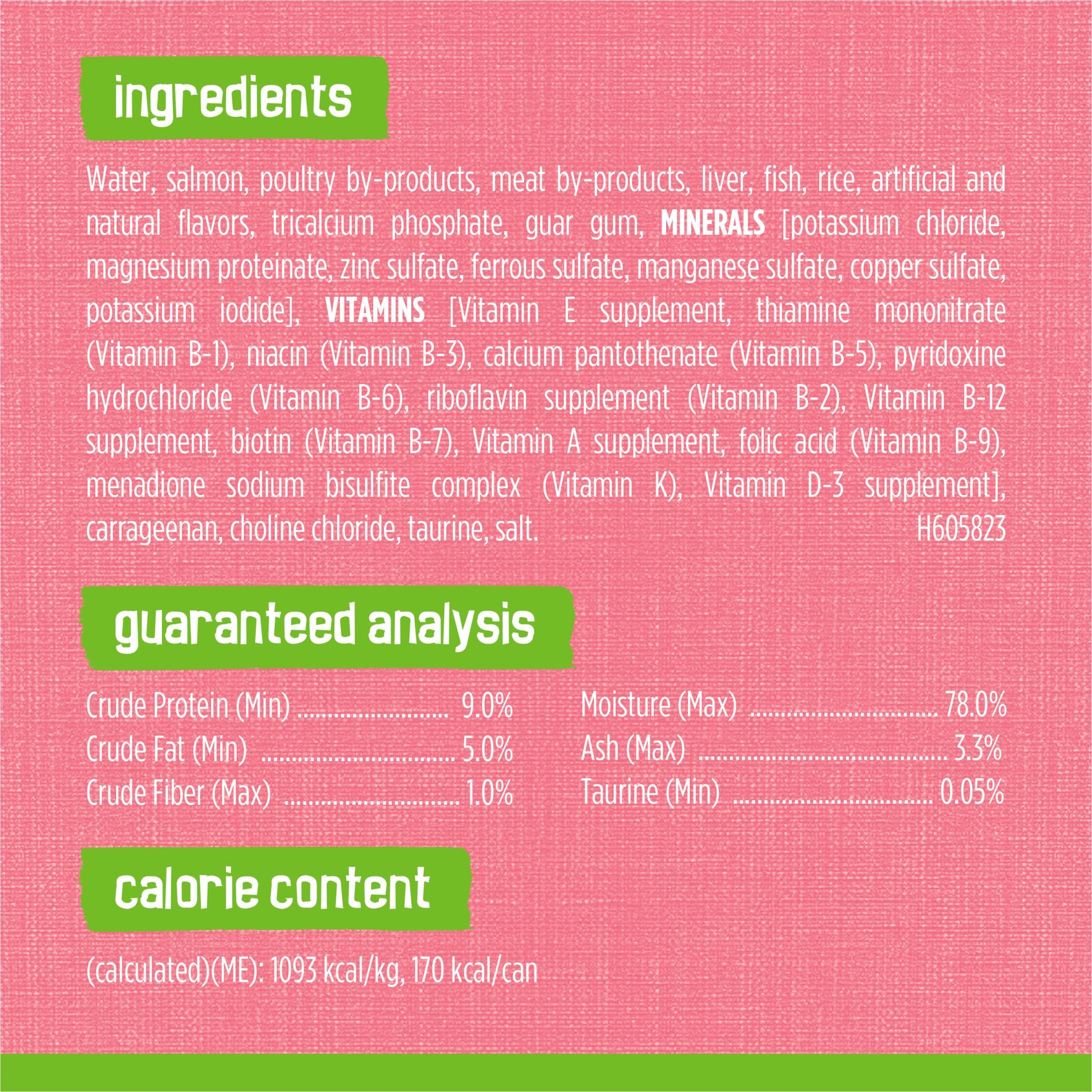 Purina Friskies Wet Cat Food Pate, Pate Salmon Dinner - (Pack of 24) 5.5 oz. Cans