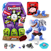 Smashers Mega Horror House (Blue) by ZURU, Interactive Toy, Collectable Toy for Kids and Teens