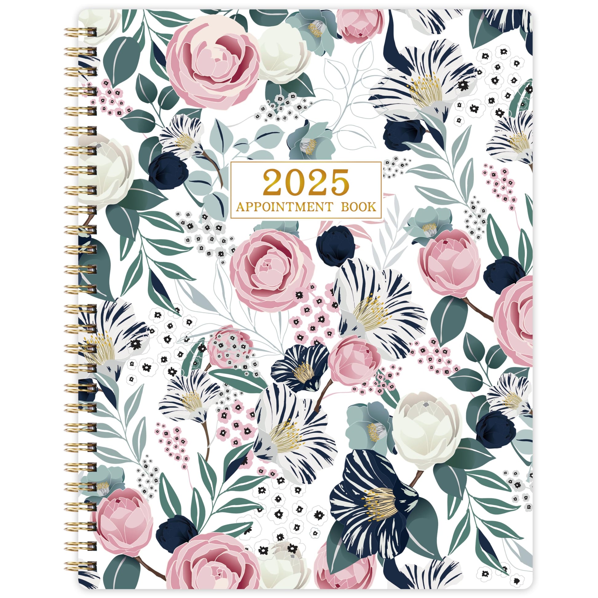 2025 Appointment Book - 2025 Daily Planner, Weekly Appointment Book 2025, Jan. 2025 - Dec. 2025, 2025 Hourly Planner with 30-Minute Interval, 8" x 10"