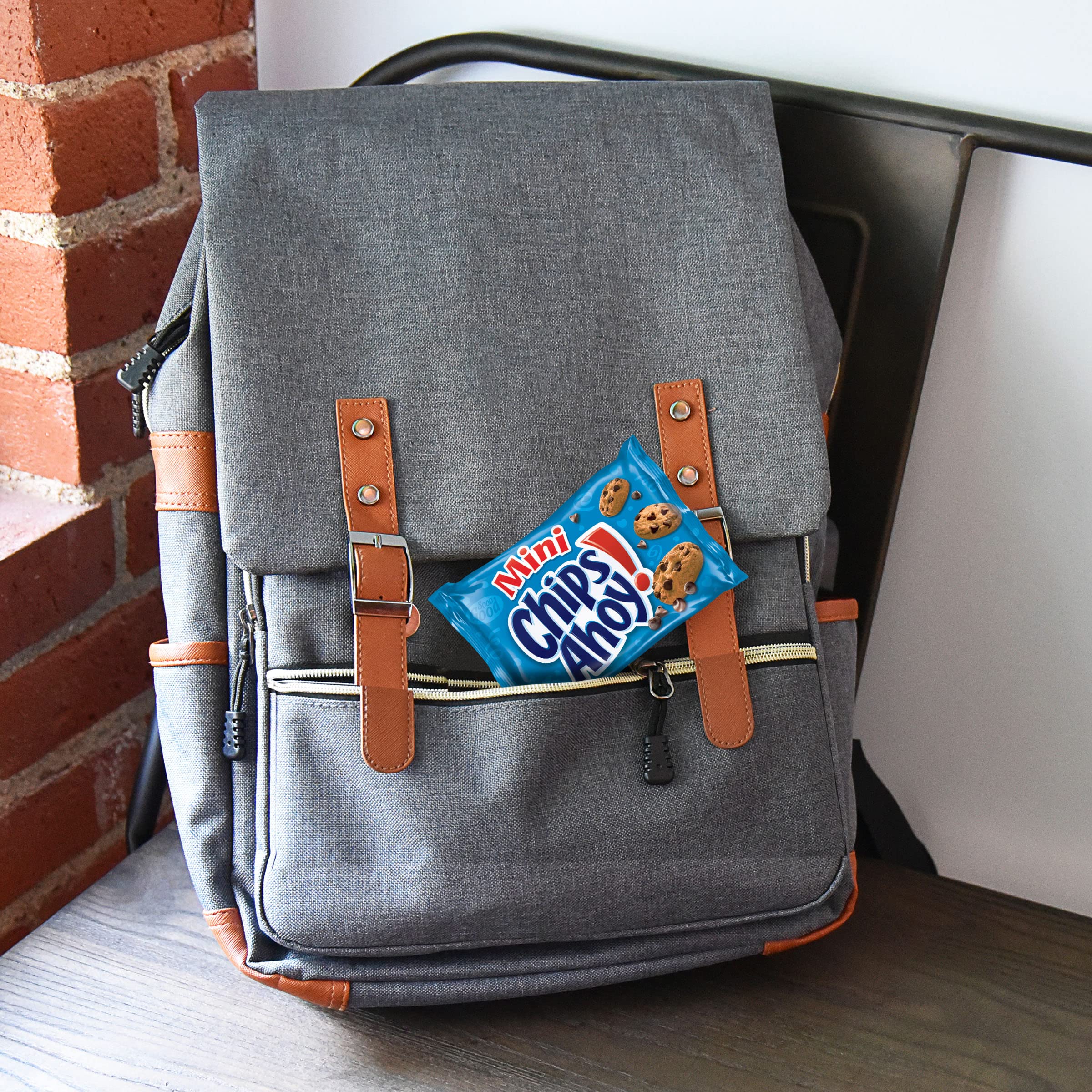 OREO Mini Cookies, Mini CHIPS AHOY! Cookies, RITZ Bits Cheese Crackers, Nutter Butter Bites & Wheat Thins Crackers, Nabisco Cookie & Cracker Variety Pack, 50 Snack Packs