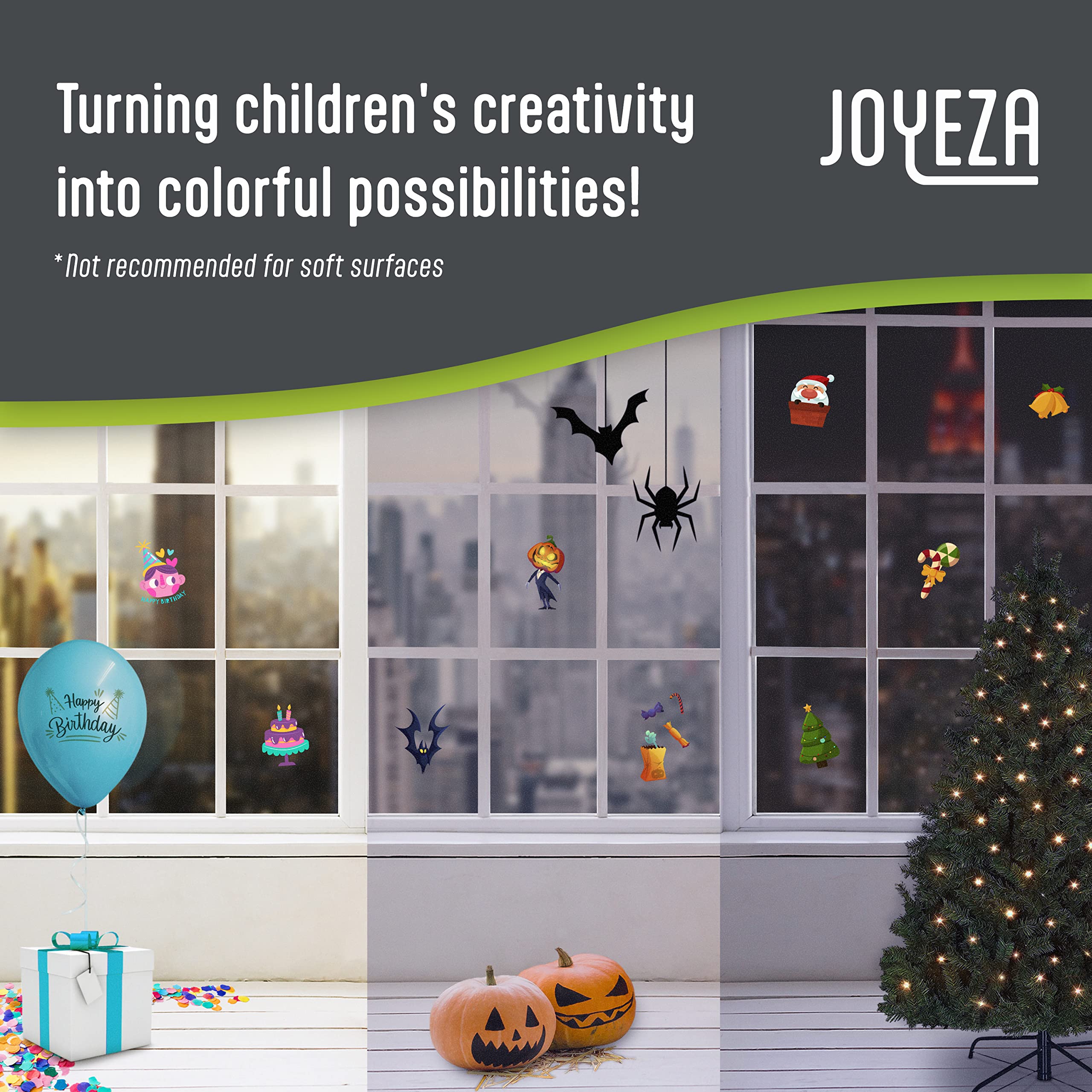 JOYEZA Premium Printable Vinyl Sticker Paper for Inkjet Printer - 25 Sheets Matte White Waterproof, Dries Quickly Vivid Colors, Holds Ink well- Tear Resistant - Inkjet & Laser Printer