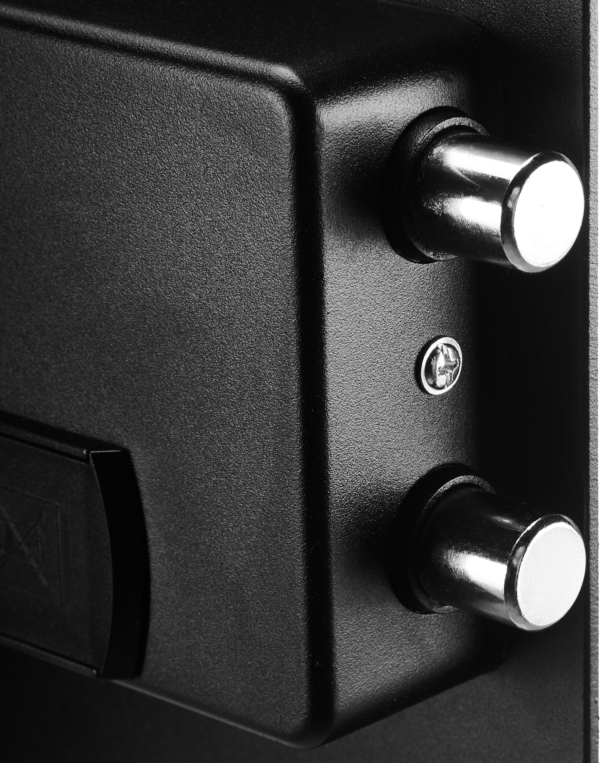 Amazon Basics Steel Home Security Electronic Safe with Programmable Keypad Lock for Documents, Jewelry, Valuables, 1.8 Cubic Feet, Black, 13.8"W x 13"D x 19.7"H