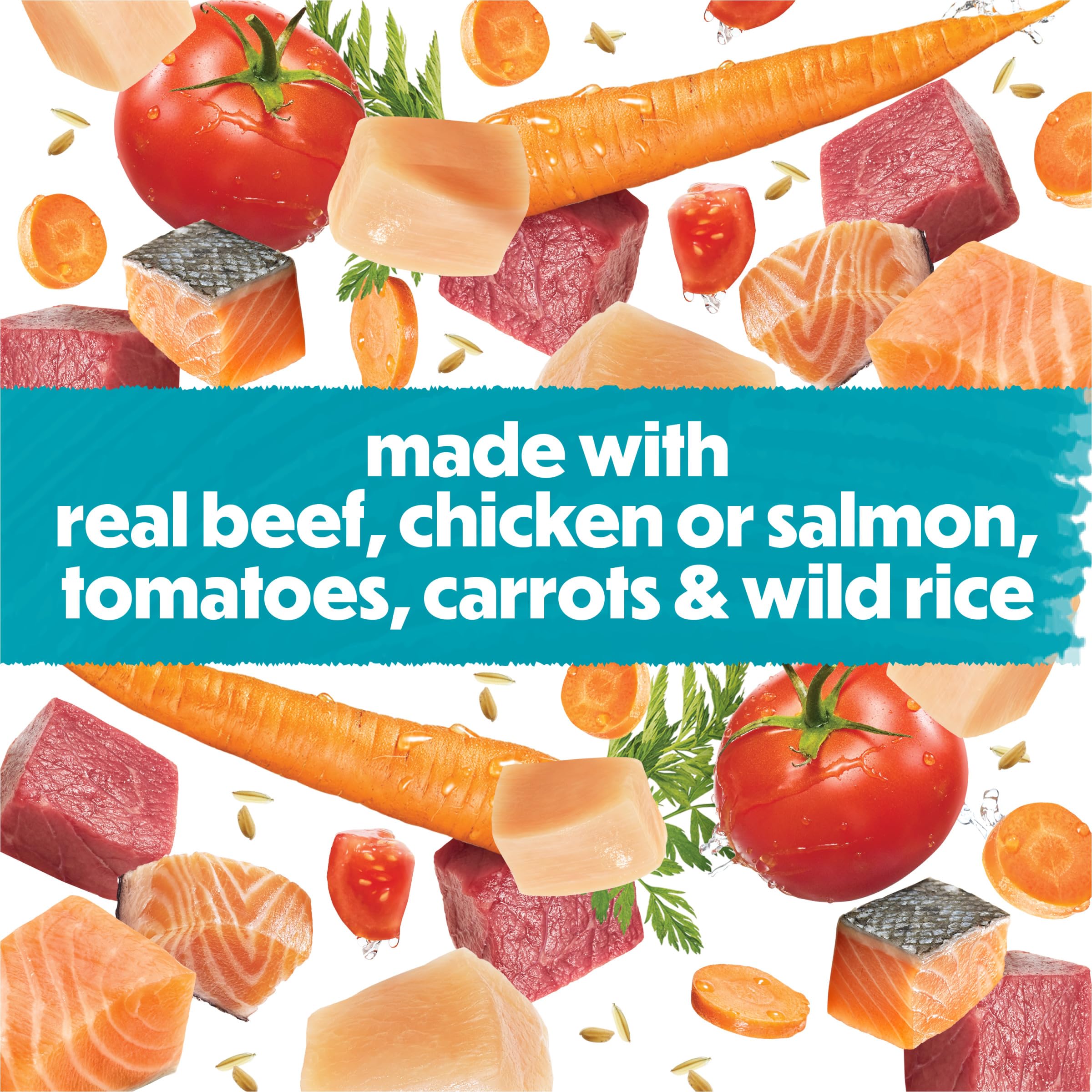 Purina Beneful Small Breed Wet Dog Food Variety Pack, IncrediBites With Real Beef, Chicken and Salmon - (Pack of 30) 3 Oz. Cans