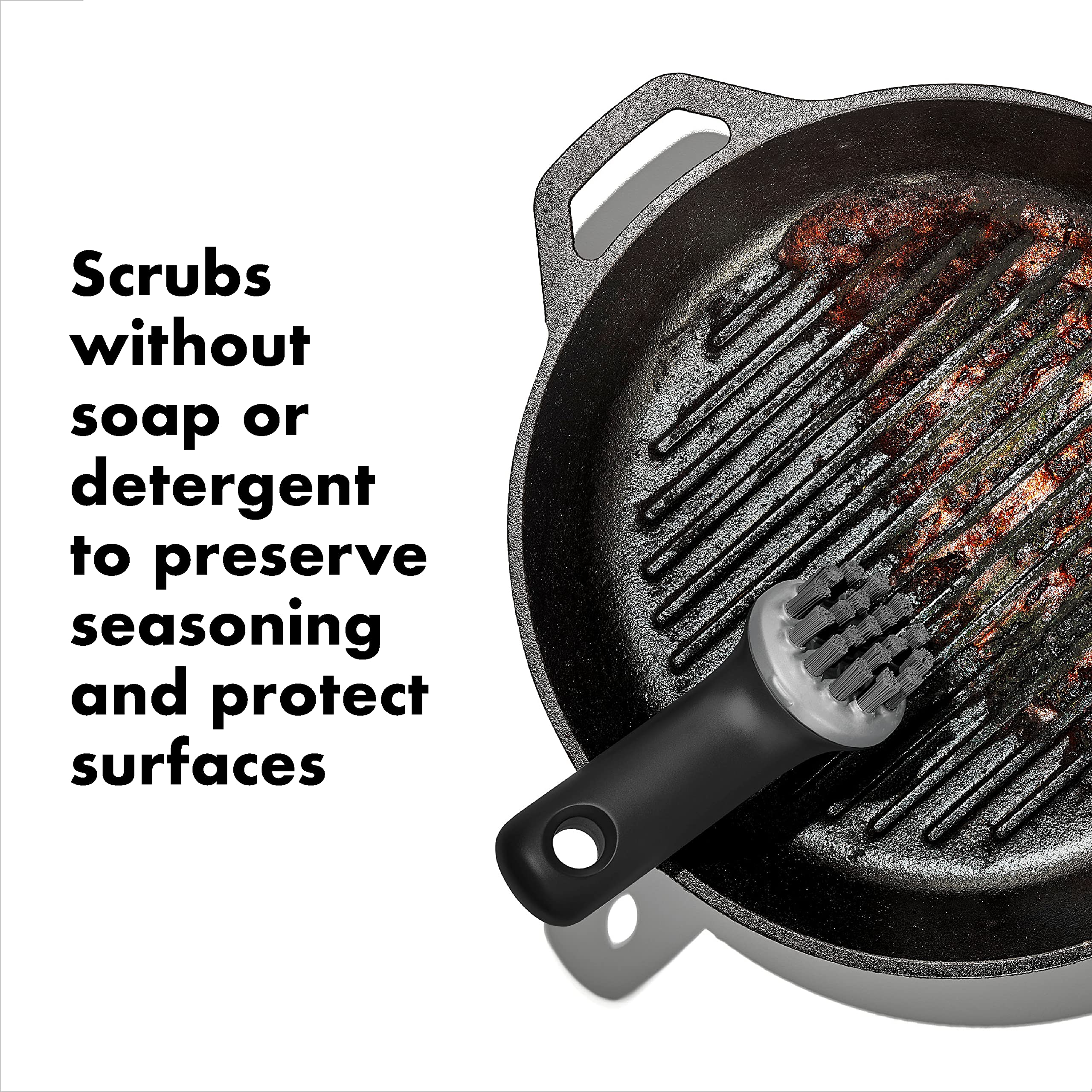 OXO Good Grips Cast Iron Brush​